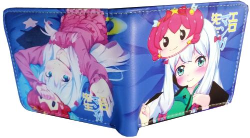 Anime Eromanga-sensei Motiv Geldbörse Blau Kawaii