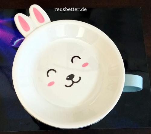 Ramen Schüssel Set | Süßer Hase | Edelstahl - Box |  Farbenwahl