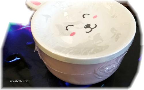 Ramen Schüssel Set | Süßer Hase | Edelstahl - Box |  Farbenwahl