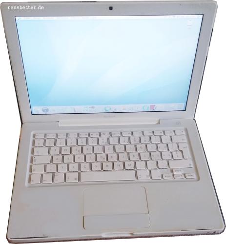 Apple MacBook Late 2006 2x Mod:A1114 1,83 GHz  13.3 Zoll 2 Stück MacBook und 2 Akkus