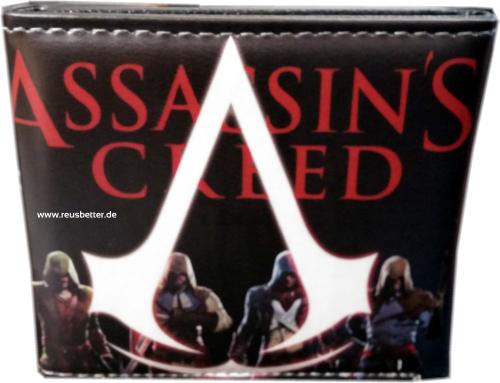 Assassins Creed Portemonnaie Geldbörse  Kartenahlter Kunstleder