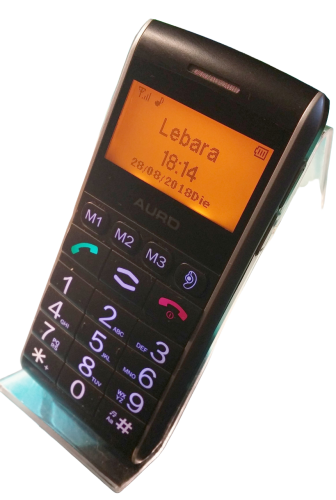 Auro M101 Großtasten Senioren Handy | SOS-Funktion, Medizin-Einnahme-Erinnerungsfunktion | Simlock Frei