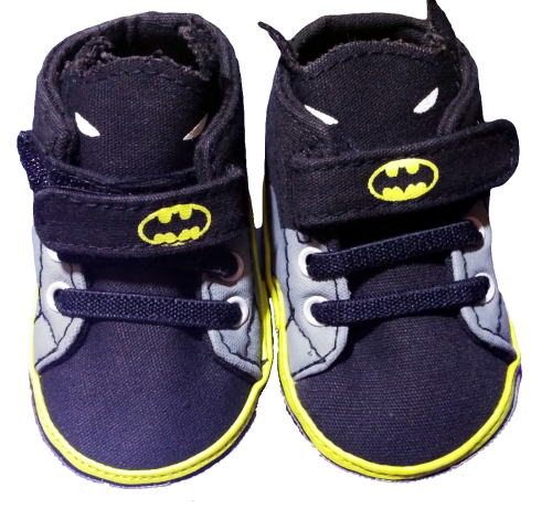 Baby Lernlaufschuhe ✪ Batman Baby Schuhe mit Klettverschluss ✪