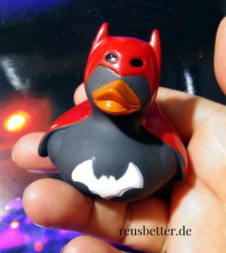 Batman Quietscheentchen Badeente Motiv Quietscheente 5 cm