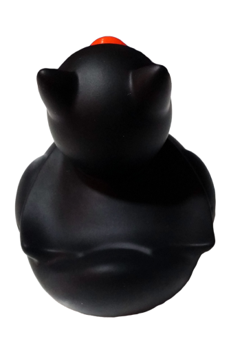 Batman Black Motiv Badeente Quietscheente Sammler Quietscheentchen