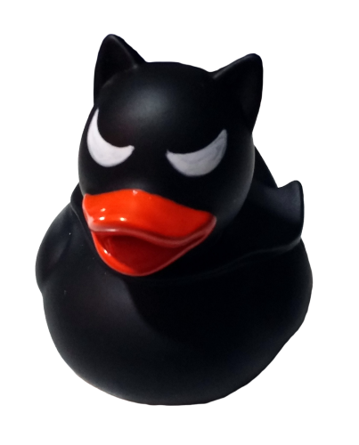 Batman Black Motiv Badeente Quietscheente Sammler Quietscheentchen