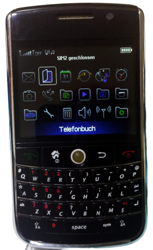 BlackBerry Tour 9630 Wifi Smartphone Dual SIM 3.2 MP Trackball