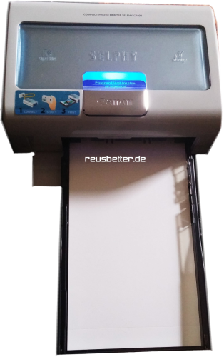 Canon Compact Photo Drucker Selphy CP400 Fotodrucker (Thermosublimation, Format 10x15cm)