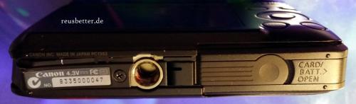 Canon Digital IXUS 100 IS Digitalkamera | 12 Megapixel, 3-fach opt. Zoom, HDMI, SLIM | Black