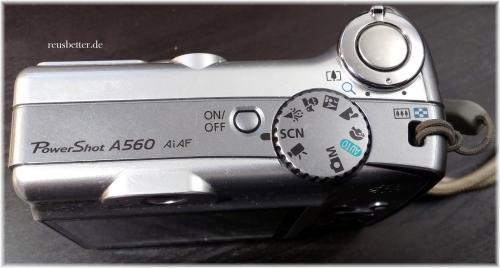 Canon PowerShot A560 7,1 MP | Digitalkamera | Silber | 1GB SD Karte | 4x Zoom
