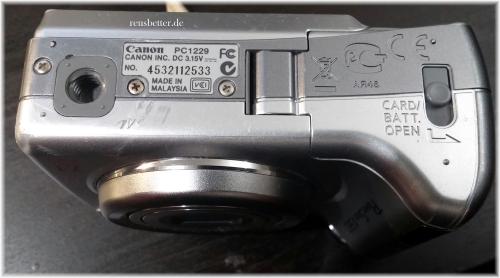 Canon PowerShot A560 7,1 MP | Digitalkamera | Silber | 1GB SD Karte | 4x Zoom