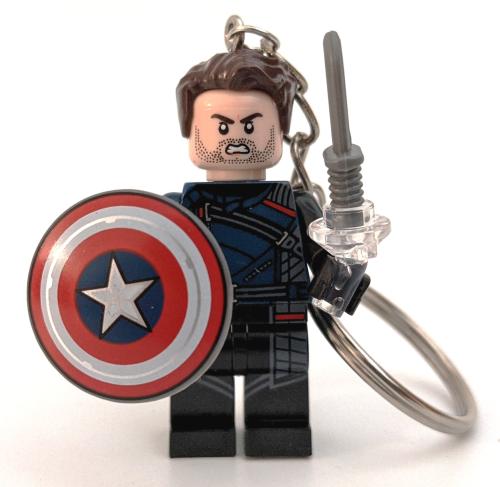Captain America  LOZ Schlüsselanhänger | Lego Motiv Handy Anhänger | SET