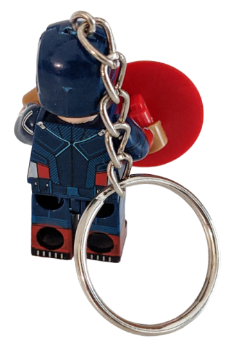 Captain America  LOZ Schlüsselanhänger | Lego Motiv Handy Anhänger | SET