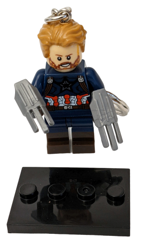 Captain America Schlüsselanhänger LOZ Bausteine  Set DIY Geschenk