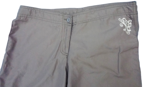 Mädchen Bermuda Baggy Hose von Checkout Khaki 164