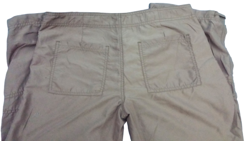 Mädchen Bermuda Baggy Hose von Checkout Khaki 164