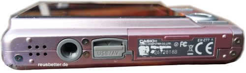 Casio EXILIM ZOOM EX-Z77 A |  7.2 MP | 2,6 Zoll | Rosa