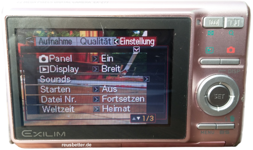 Casio EXILIM ZOOM EX-Z77 A |  7.2 MP | 2,6 Zoll | Rosa