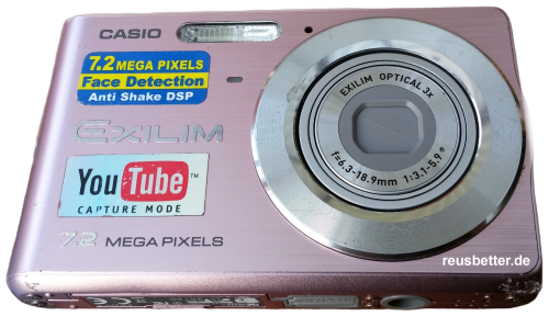 Casio EXILIM ZOOM EX-Z77 A |  7.2 MP | 2,6 Zoll | Rosa