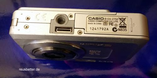 Casio Exilim EX-2750 Digitalkamera | 7.2 MP | 2.5 TFT LCD