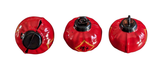 Chinesisches Lampion Glöckchen Schelle Rot-schwarz