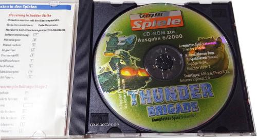 Computer Bild Spiele Ausgabe 6/2000 Thunder Brigade