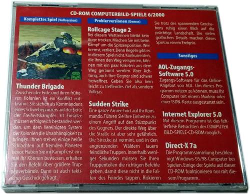 Computer Bild Spiele Ausgabe 6/2000 Thunder Brigade