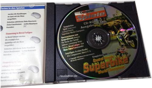 Computer Bild Spiele Ausgabe 7/2000 Castrol Honda Superbike World Champions