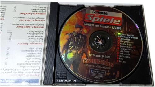 Computer Bild Spiele Ausgabe 8/2002 Commandos Hinter Feindlichen Linien  PC CDROM