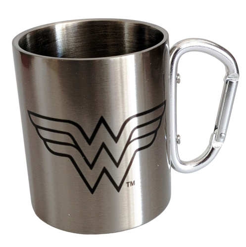 DC Wonder Woman Kaffee oder Tee Pott Edelstahl mit Karabiner