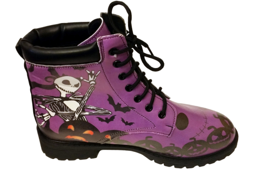 Damen Boots シ Nightmare Before Christmas シJack Skellington Pumpkins und Fledermäuseシ gr.39