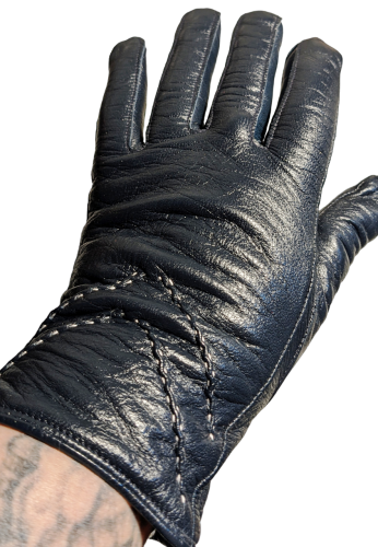 Damen Echtleder Winter Handschuhe 7.14 schwarz