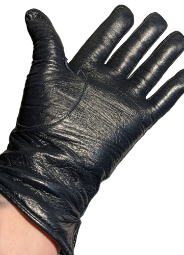 Damen Echtleder Winter Handschuhe 7.14 schwarz