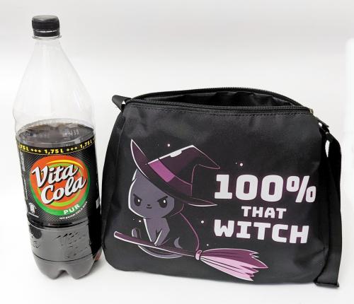 Schultertaschen - Umhängetasche für Damen - Umschlagtasche - Black Cat ODDITIES
