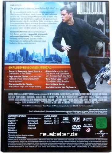 Das Bourne Ultimatum von Paul Greengrass | DVD Movie | gebraucht