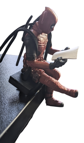 Deadpool 3D Figur mit Schauckel Anhänger Auto-Garten-Fenster Deko