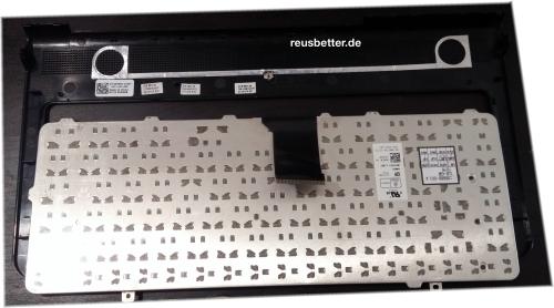 Dell Studio 1555 PP39L | Original Notebook Tastatur mit Blende