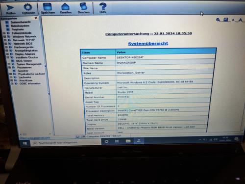 Dell Studio1535 l PP33L Blau | Intel Core 2 Duo 2x2,4 GHz 4GB RAM HDMI SSD 240 GB