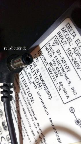 Delta Elektronics Notebook Netzteil ADP-36HB 20V-1.7A AC Adpater