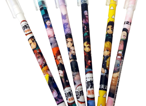 Demon Slayer All Stars Fine Liner - Gel Liner Set 6 Stück Set Kimetsu no Yaiba