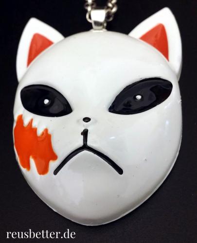 Demon Slayer Sabito Maske Halskette Cosplay Motiv Kette