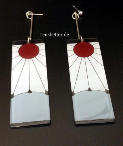 Demon Slayer Tankirro Motiv Ohrringe Ohrstecker Kimetsu no Yaiba