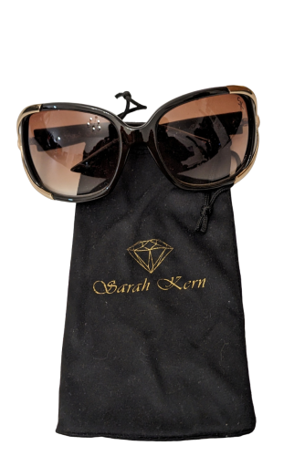 Design Damen Sonnenbrille Sarah Kern mit Goldenem Hartschalen Etui