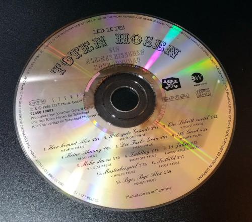 Die Toten Hosen ★ Ein Kleines Bisschen Horrorschau ★ Musik CD