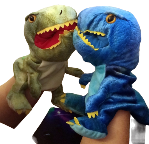 Handspielpuppe Tyranosaurus Rex Handpuppe mit Klappmaul