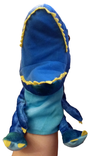 Handspielpuppe Tyranosaurus Rex Handpuppe mit Klappmaul