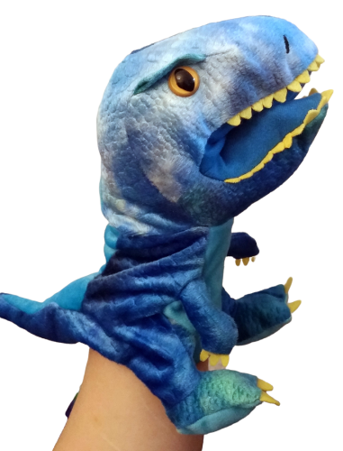 Handspielpuppe Tyranosaurus Rex Handpuppe mit Klappmaul