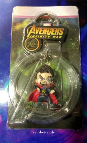Doctor Strange Motiv Avenger 3D Anhänger mit Schlüsselring infintiy WAR
