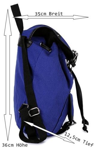 Doctor WHO | Tardis - Police - Box | großer Rucksack in Blau