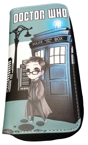 Doctor WHO Tardis -Police - Box Portemonnaie | Comic Stil | 20 cm groß